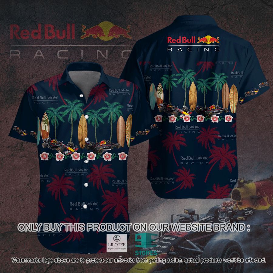 Red Bull Racing Tropical Hawaiian Shirt 8