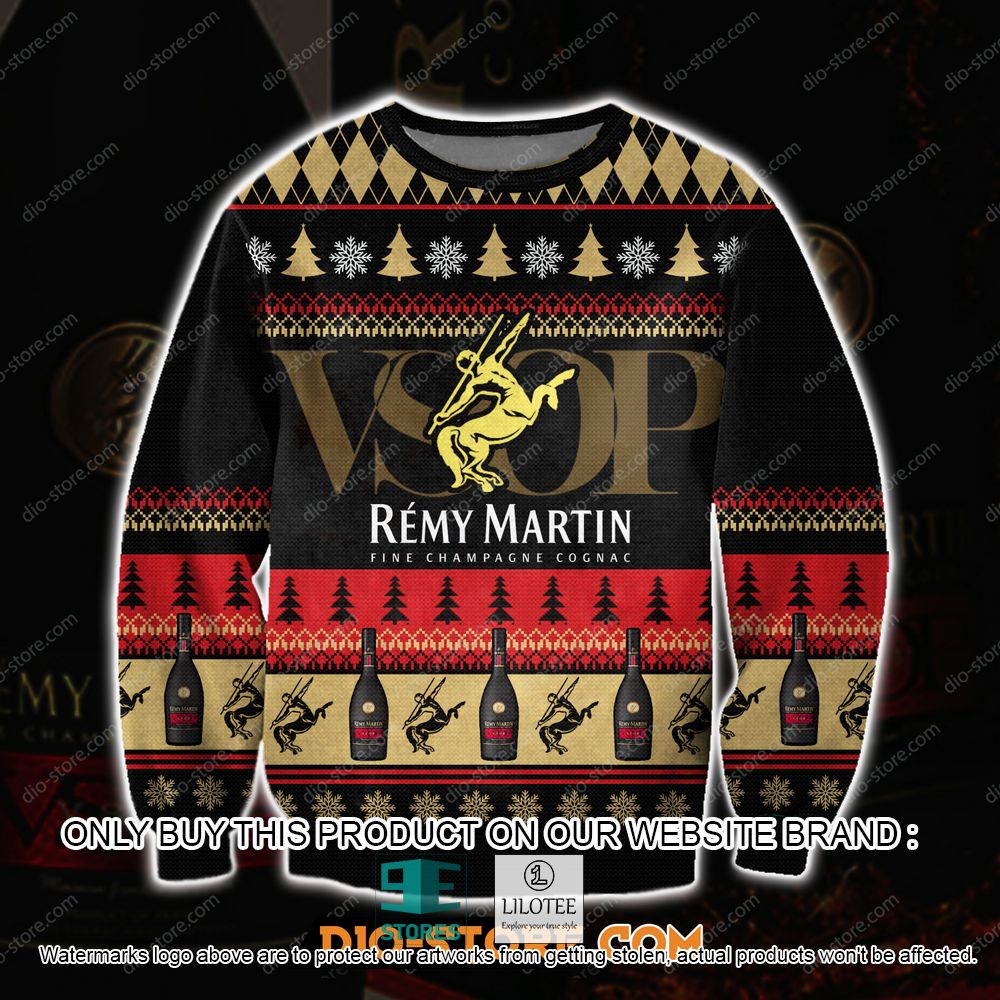 Remy Martin Fine Champagne Cognac Ugly Christmas Sweater - LIMITED EDITION 11
