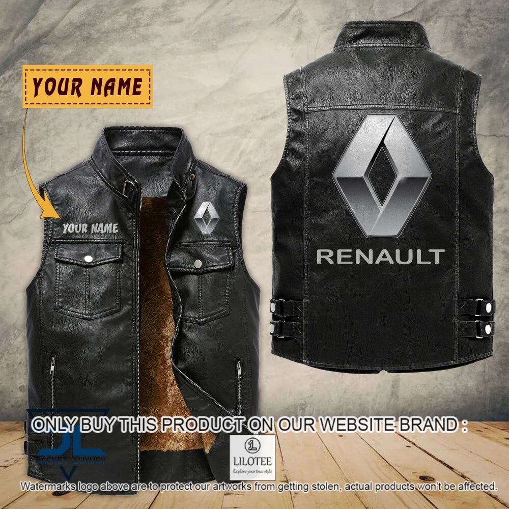 Renault Custom Name Sleeveless Velet Vest Jacket - LIMITED EDITION 7