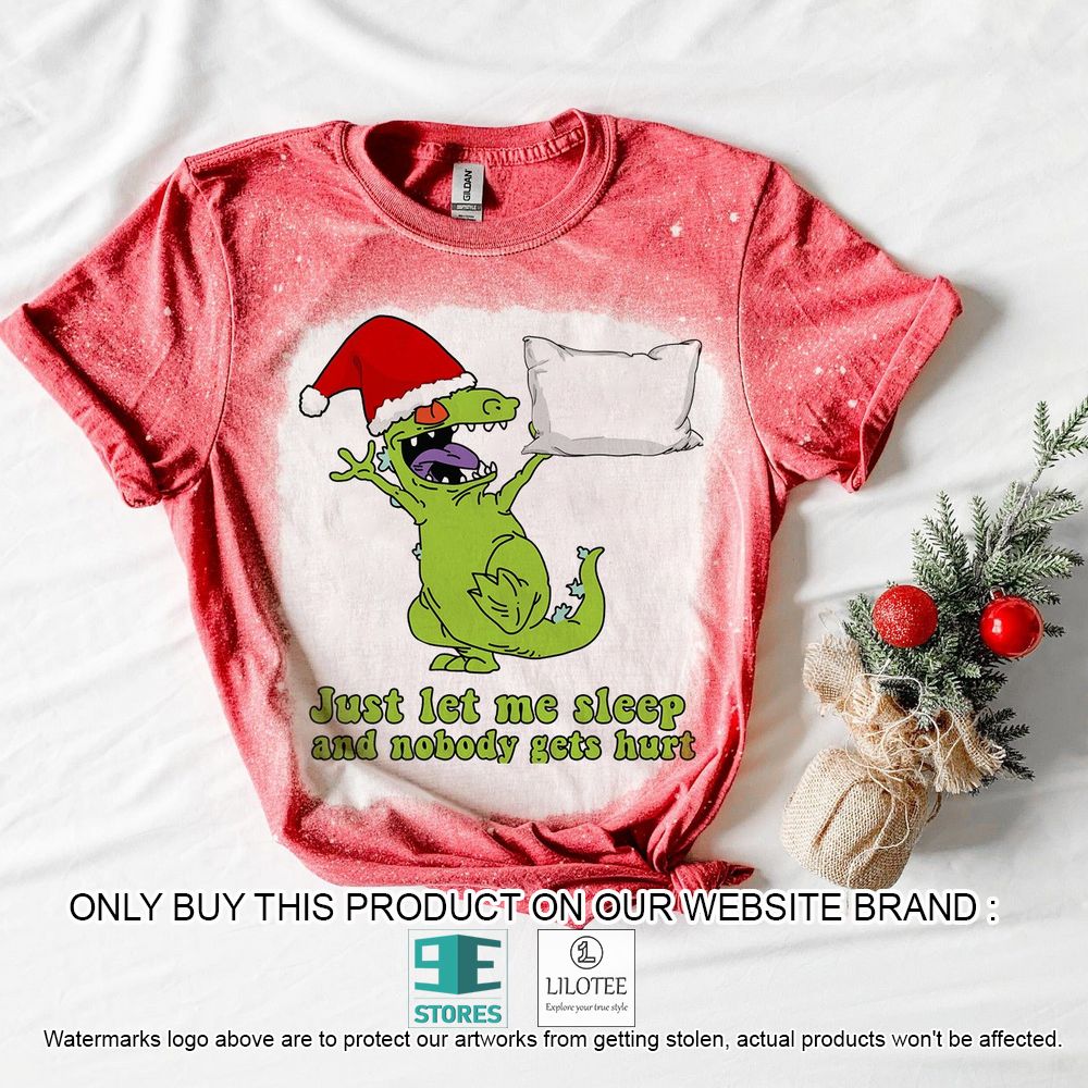 Reptar Rugrats Just Let Me Sleep and Nobody Gets Hurt Pajamas Set - LIMITED EDITION 5