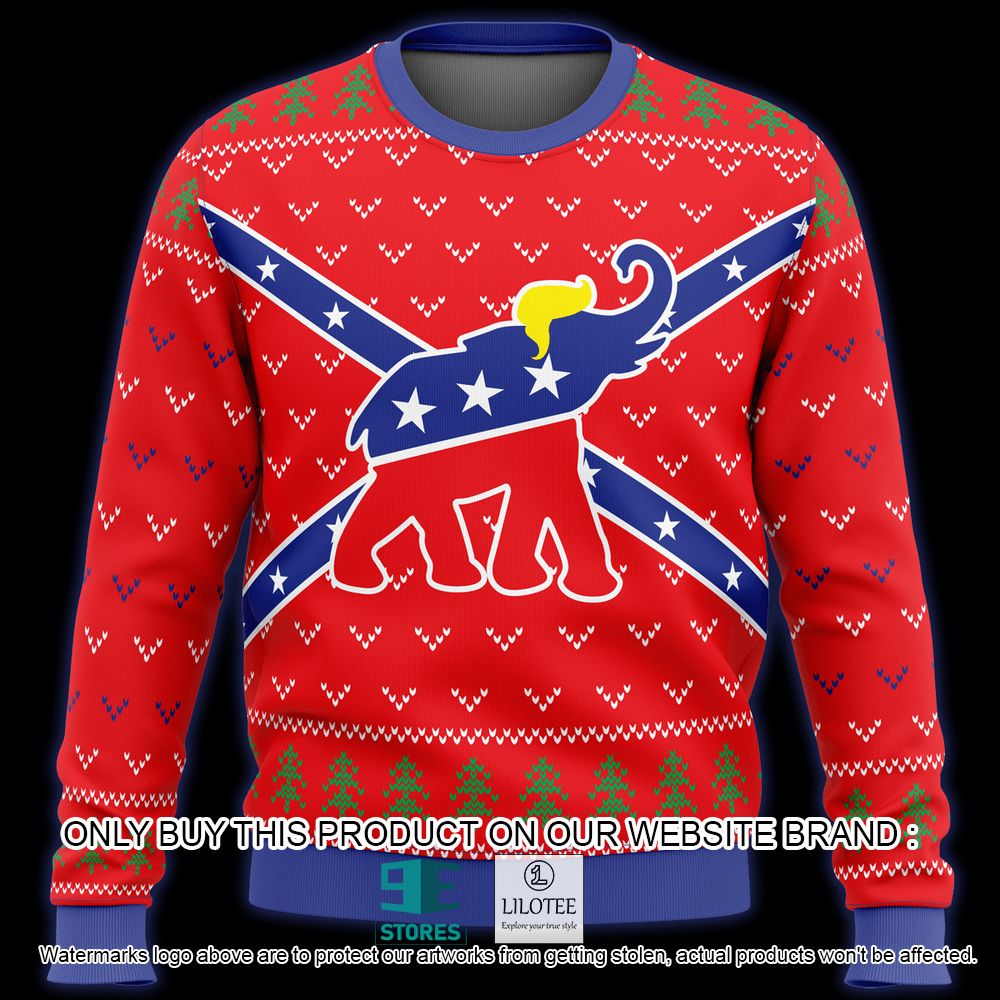 Republican Flag Ugly Christmas Sweater - LIMITED EDITION 5