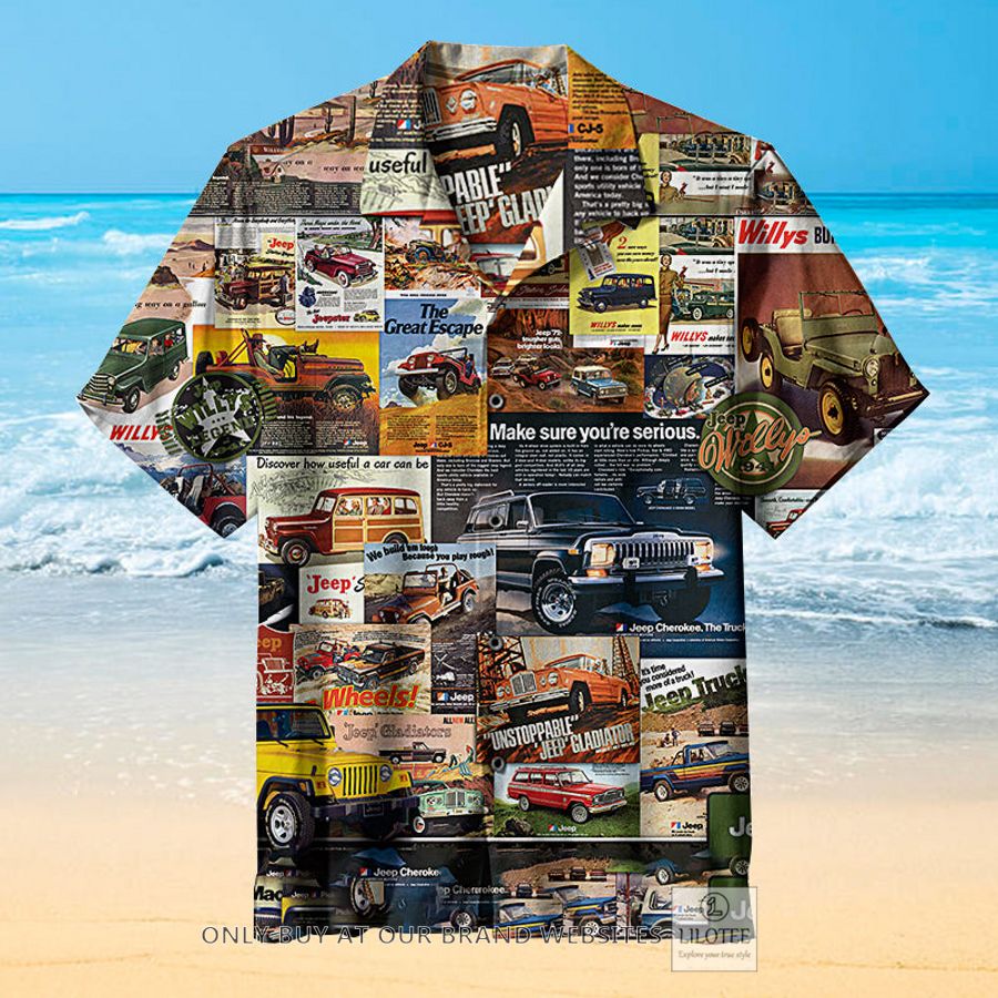 Retro Jeep Collage Hawaiian Shirt - LIMITED EDITION 16