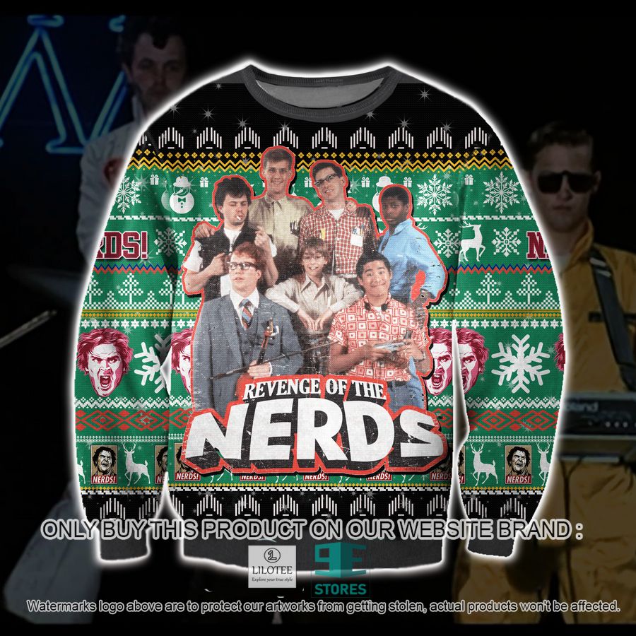 Revenge Of The Nerds Ugly Christmas Sweater, Sweatshirt 16