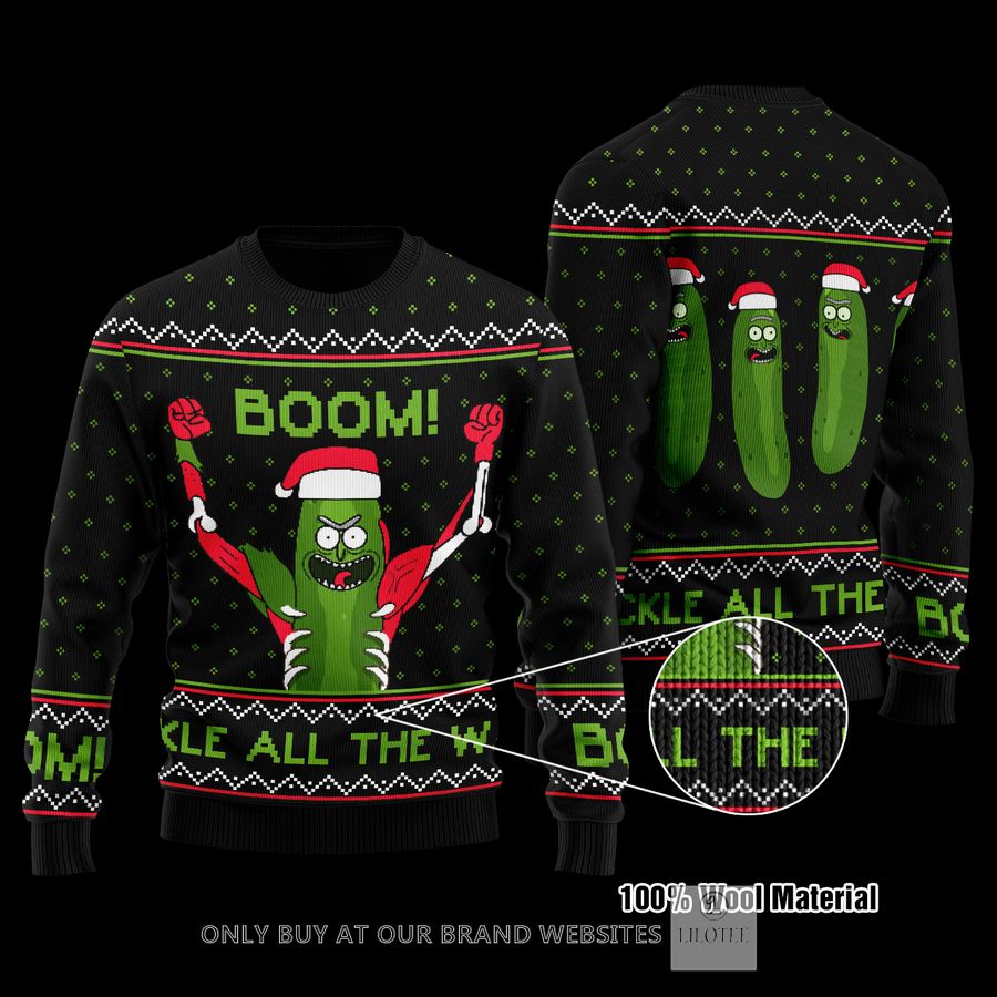 Rick and Morty Boom Wool Sweater 9