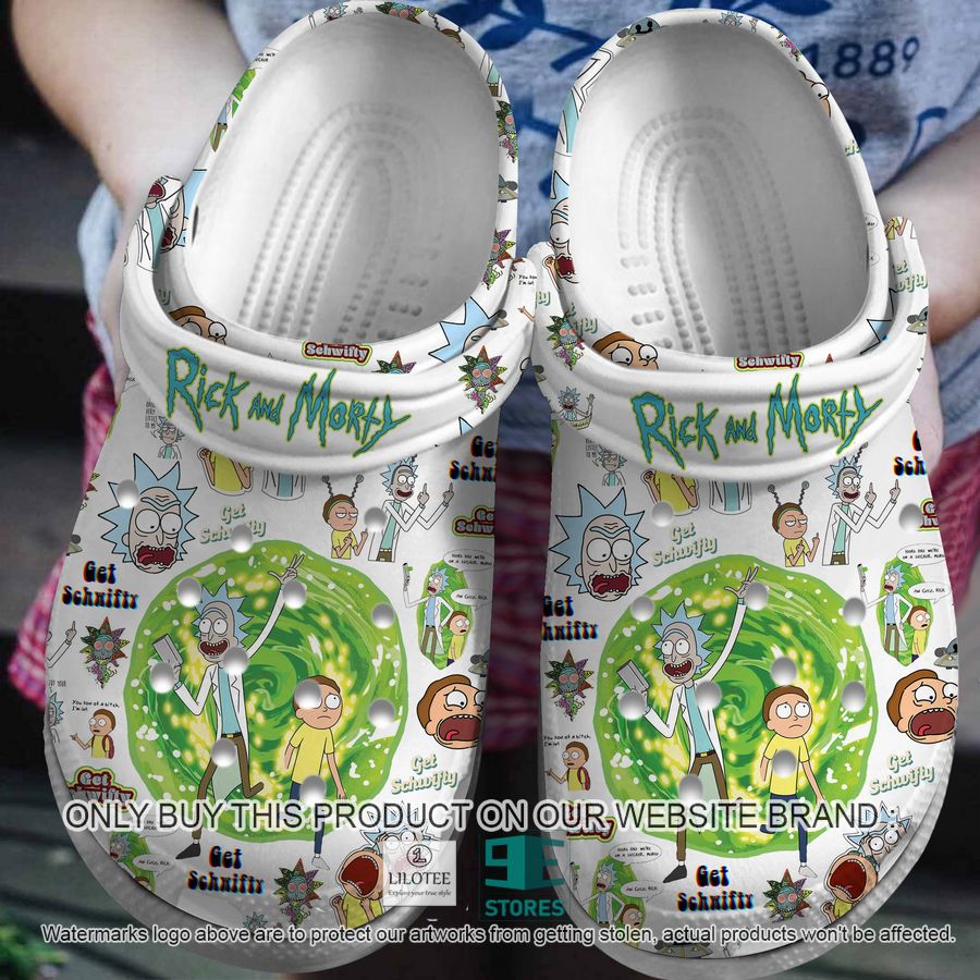 Rick and Morty Get Schwifty Crocband Shoes 8