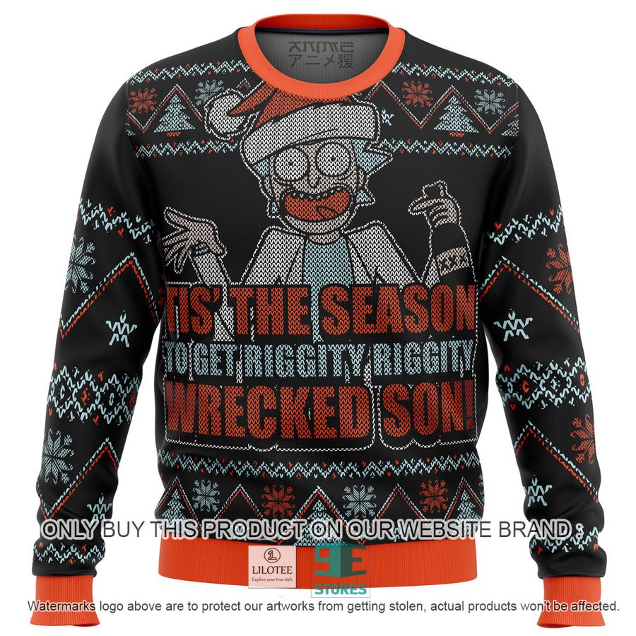 Rick And Morty Tis The Season Knitted Wool Sweater 8