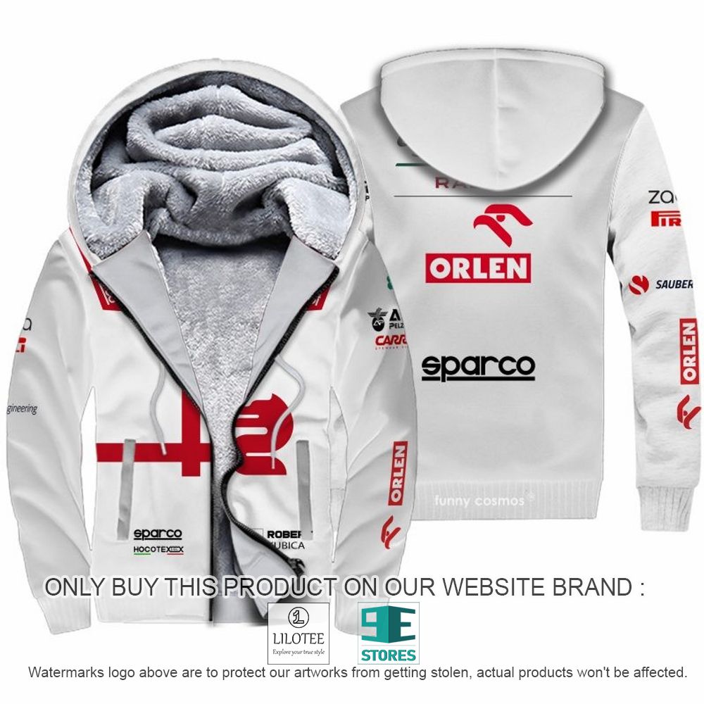Robert Kubica Racing Formula 1 2022 Orlen 3D Fleece Hoodie - LIMITED EDITION 11