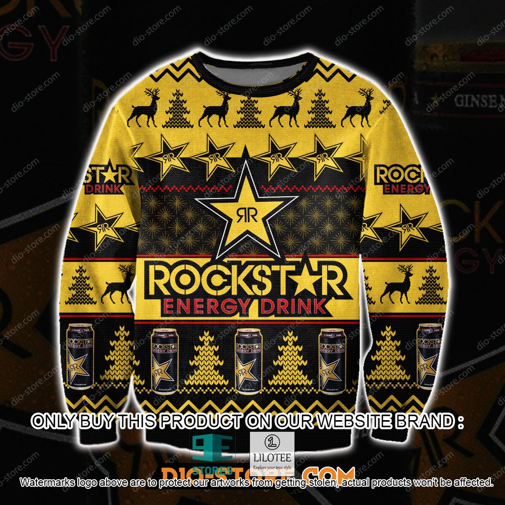 Rockstar Energy Drink Ugly Christmas Sweater - LIMITED EDITION 10