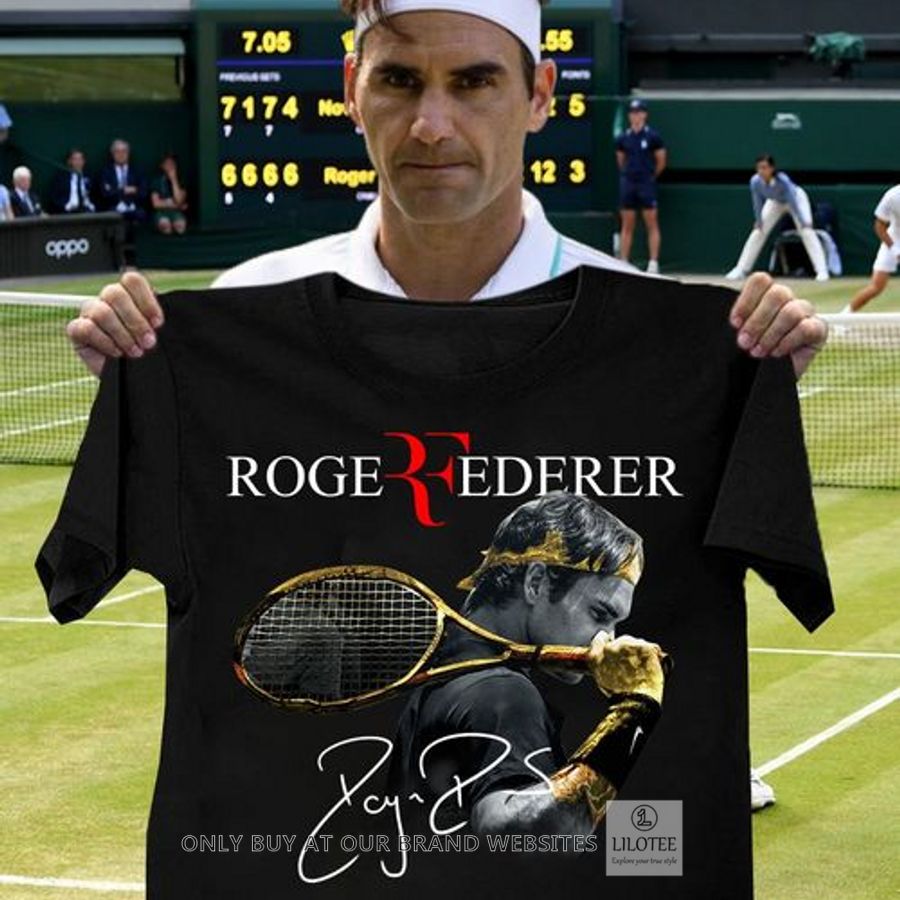 Roger Federer Sign 2D Shirt, Hoodie 8
