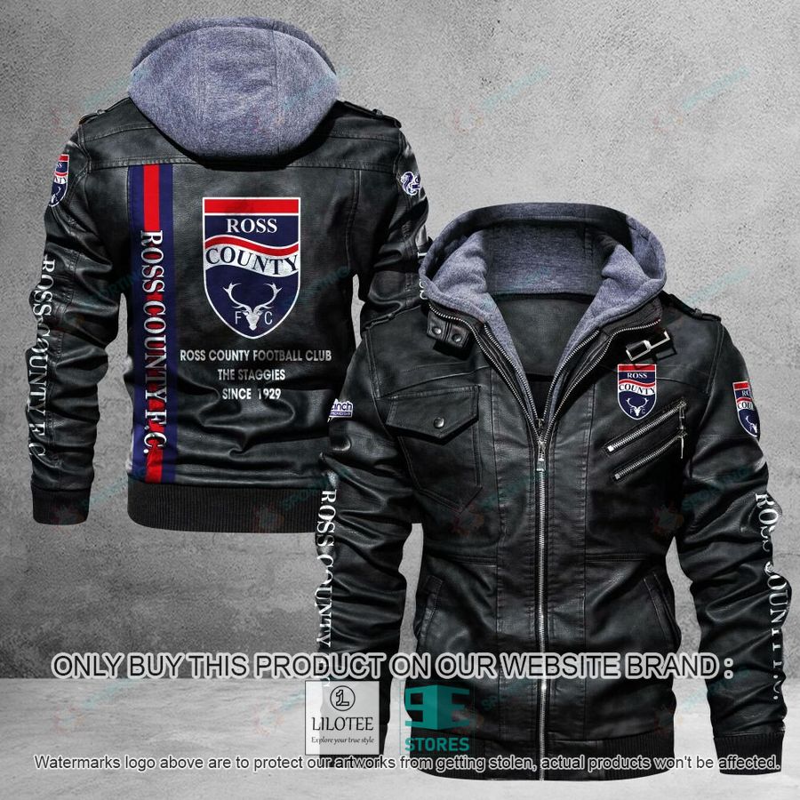 Ross County The Staggies Since 1929 Leather Jacket - LIMITED EDITION 4
