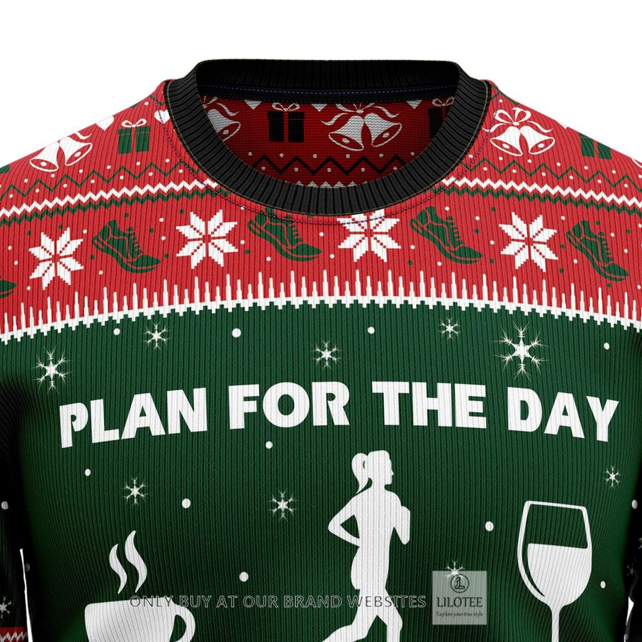 Alternative view of Running Plan For The Day Ugly Christmas Sweater - LIMITED EDITION