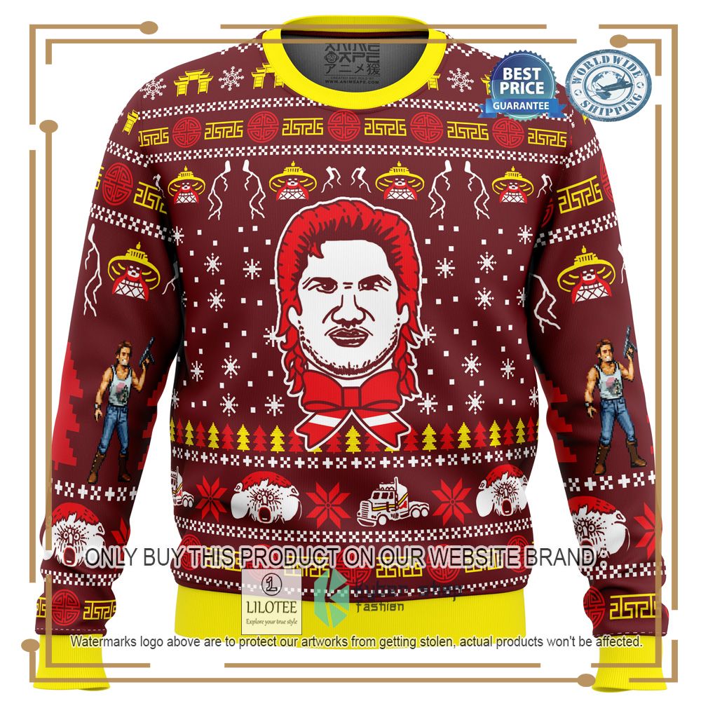 Russell for the Holidays Big Trouble in Little China Ugly Christmas Sweater - LIMITED EDITION 6
