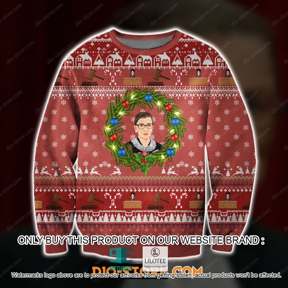Ruth Bader Ginsburg Ugly Christmas Sweater - LIMITED EDITION 11