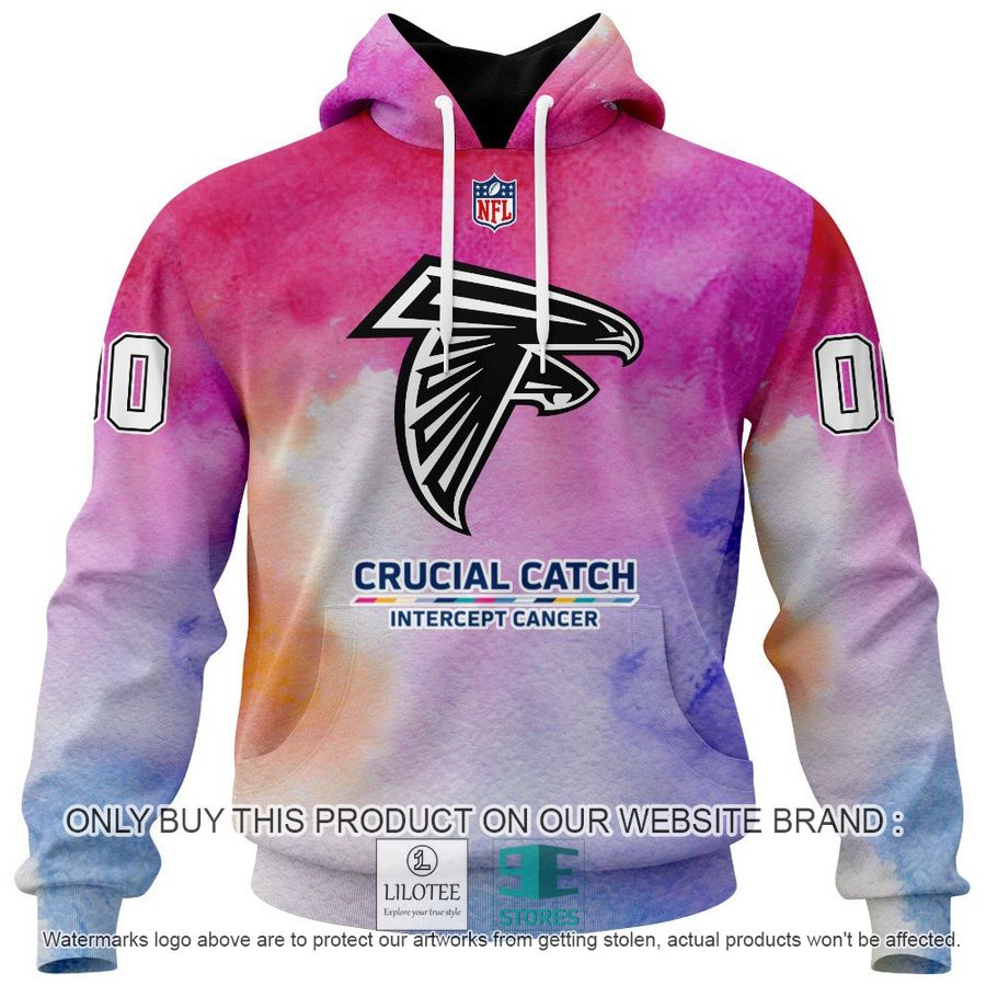 Personalized Crucial Catch Intercept Cancer Atlanta Falcons Shirt, Hoodie - LIMITED EDITION 15