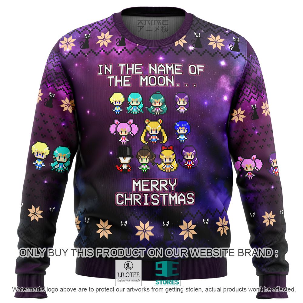Sailor Moon In the Name of the moon Anime Ugly Christmas Sweater - LIMITED EDITION 11