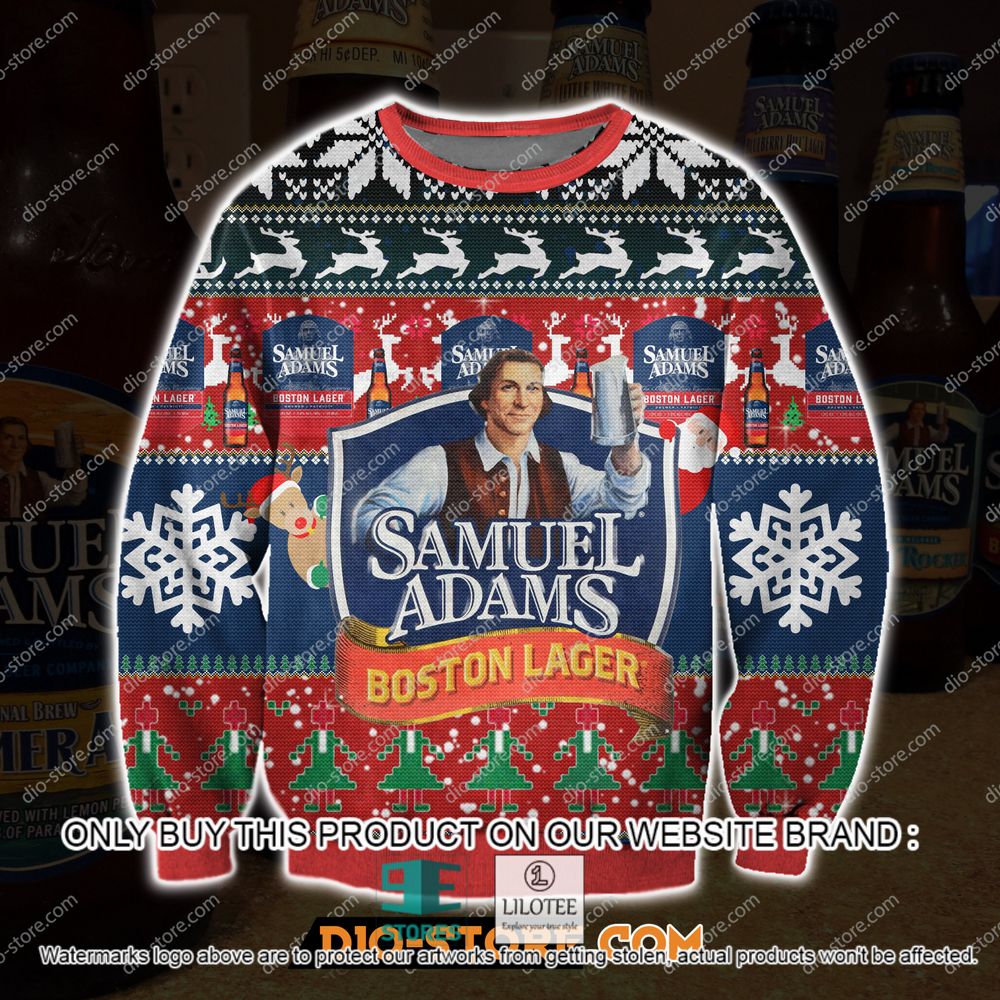 Samuel Adams Boston Lager Christmas Ugly Sweater - LIMITED EDITION 21