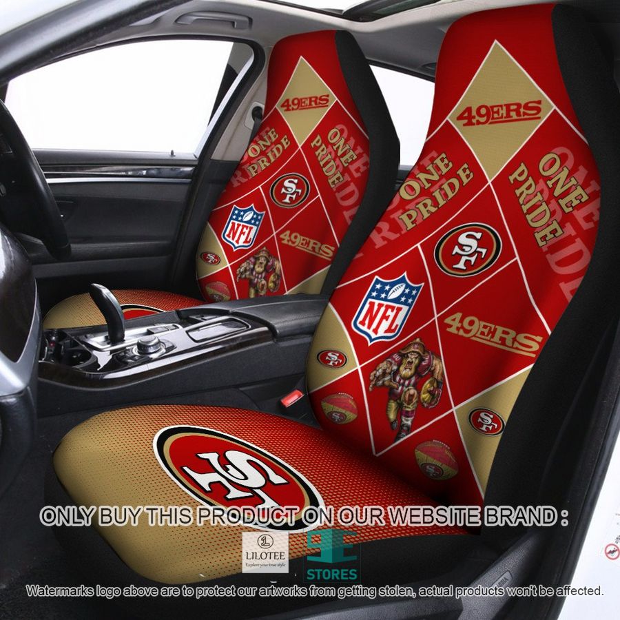 San Francisco 49ers One Pride Car Seat Covers 9