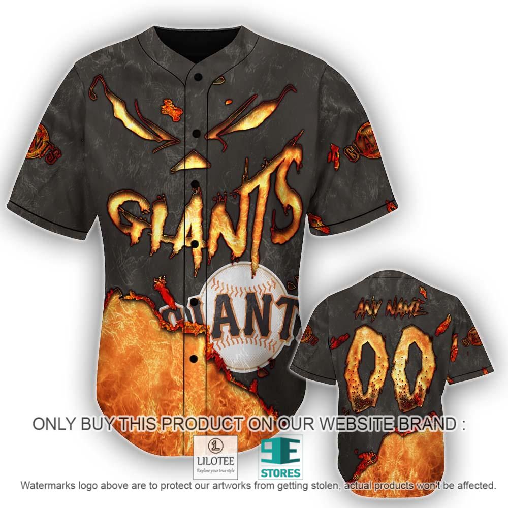 San Francisco Giants Blood Personalized Baseball Jersey - LIMITED EDITION 10