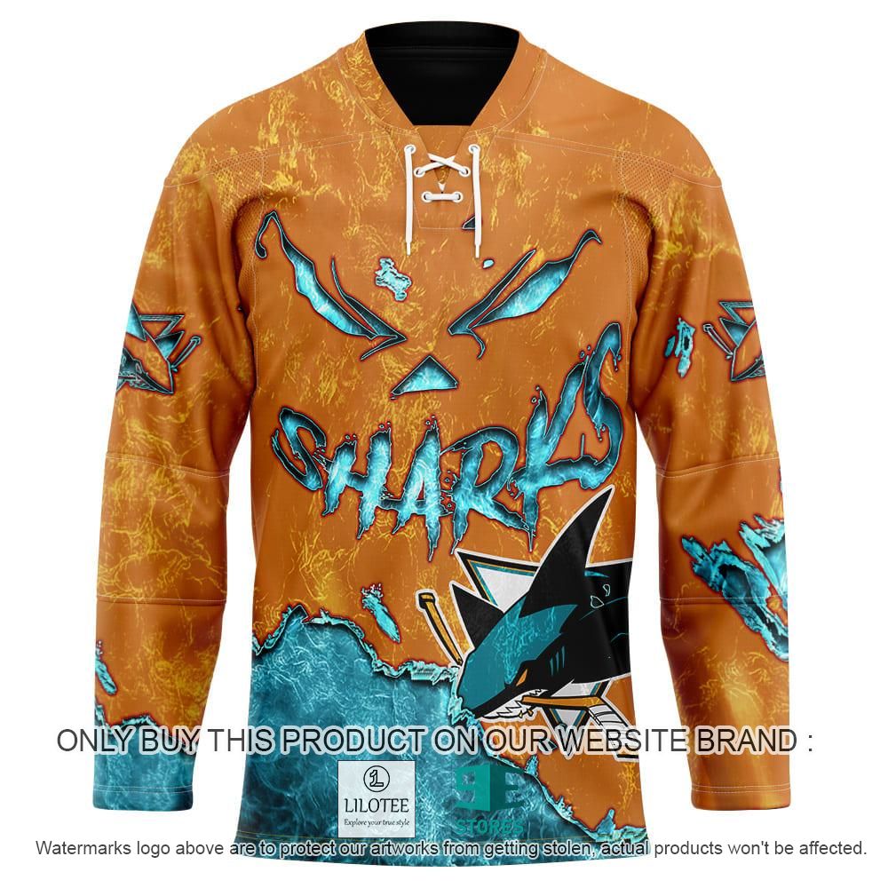 San Jose Sharks Blood Personalized Hockey Jersey Shirt - LIMITED EDITION 21