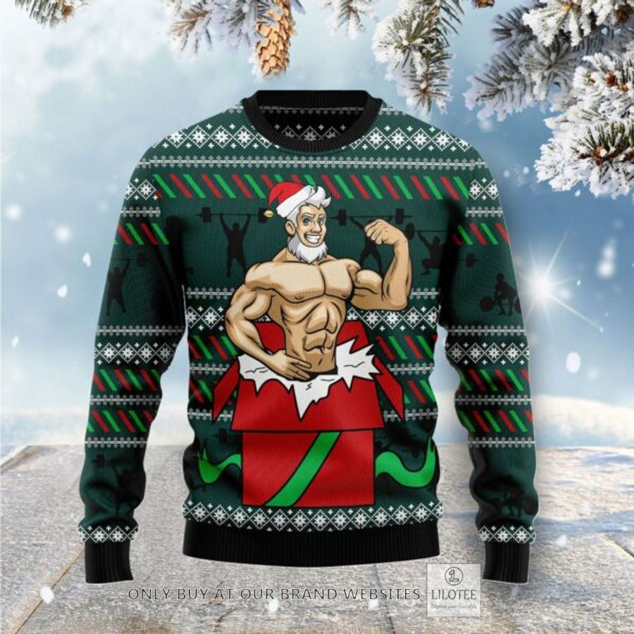 Santa Gymnastic Ugly Christmas Sweatshirt 7