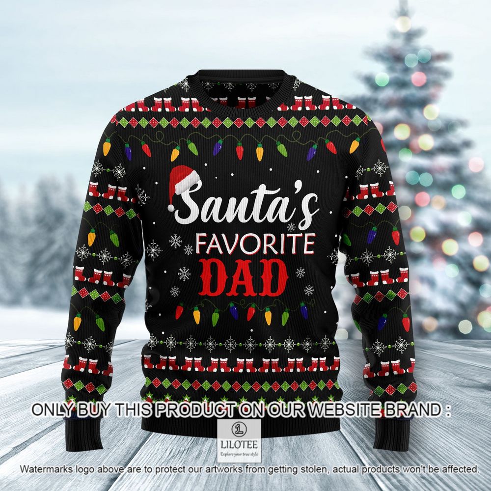 Santa’s Favorite Dad Christmas Sweater - LIMITED EDITION 8
