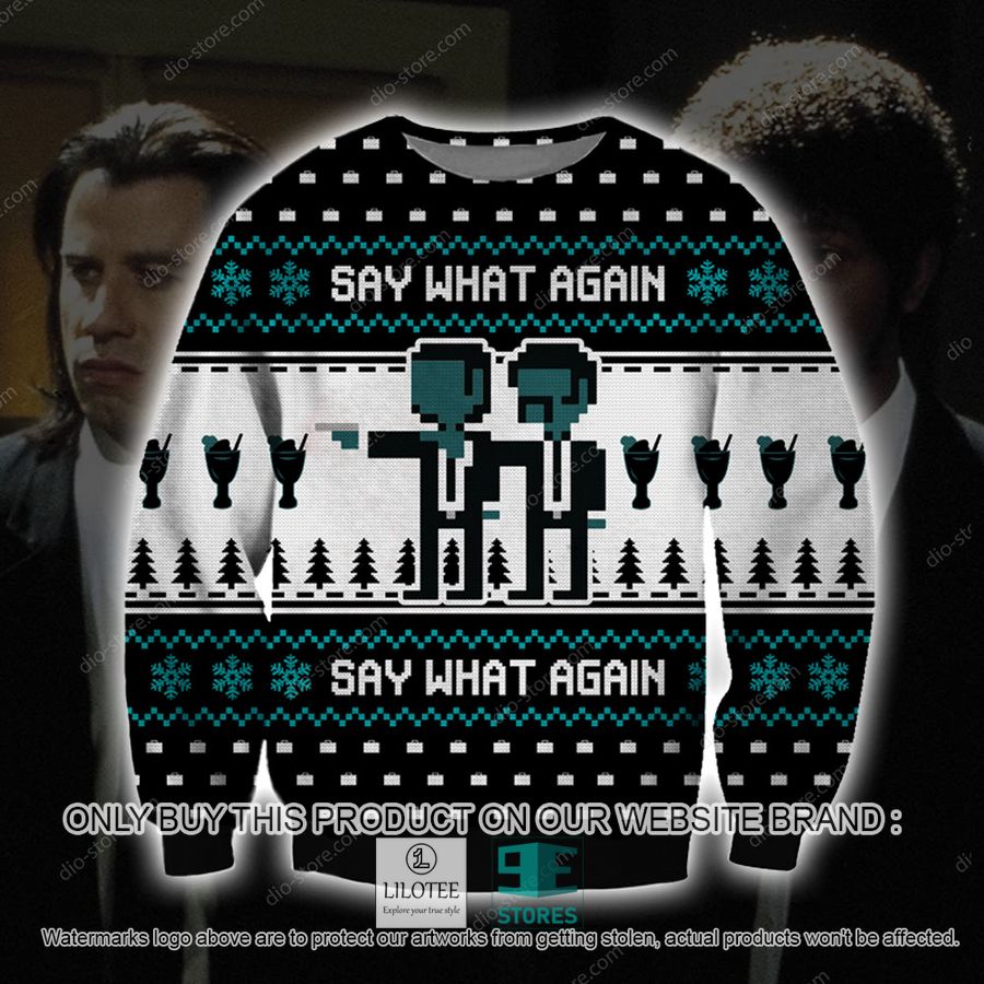 Say What Again Knitted Wool Sweater - LIMITED EDITION 8