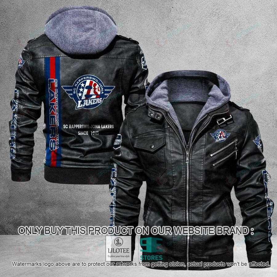 SC Rapperswil-Jona Lakers Since 1945 Leather Jacket - LIMITED EDITION 4