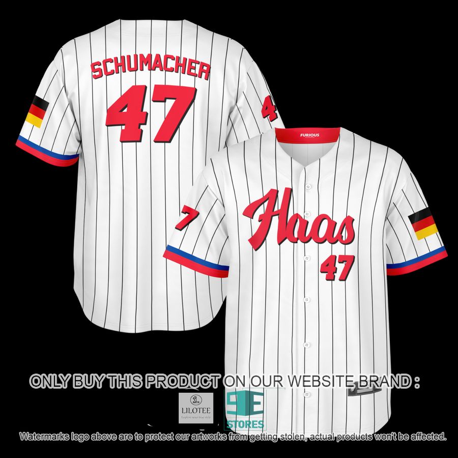 Schumacher Haas 47 Baseball Jersey 12