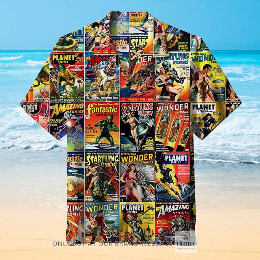 Science Fiction Magazine Hawaiian Shirt - LIMITED EDITION 9