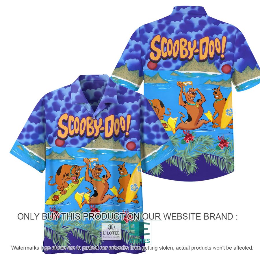 Scooby-Doo Hawaii Dancing Hawaiian Shirt 7