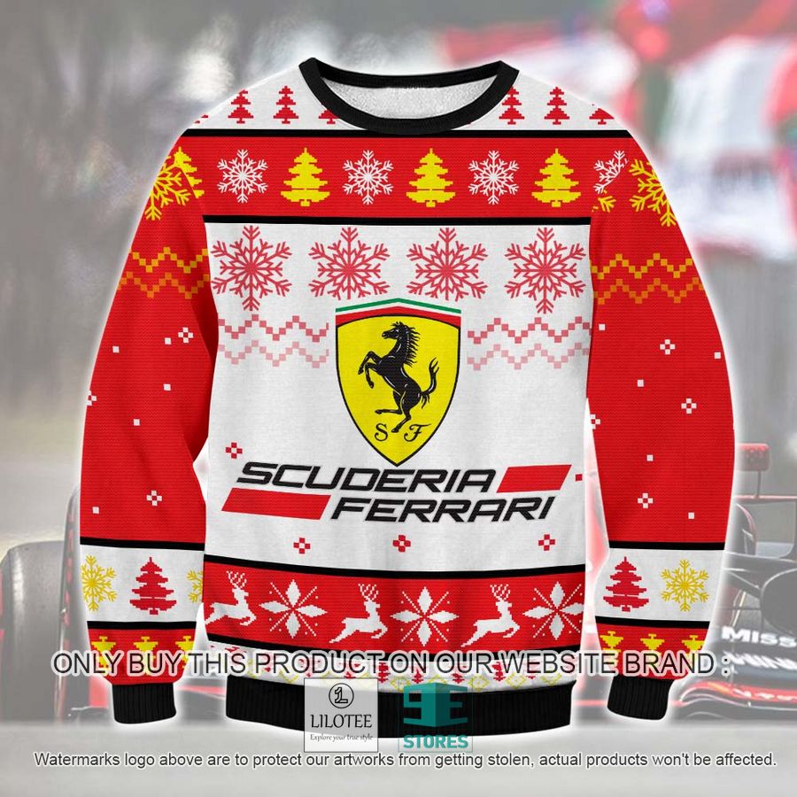 Scuderia Ferrari F1 Ugly Christmas Sweater - LIMITED EDITION 8