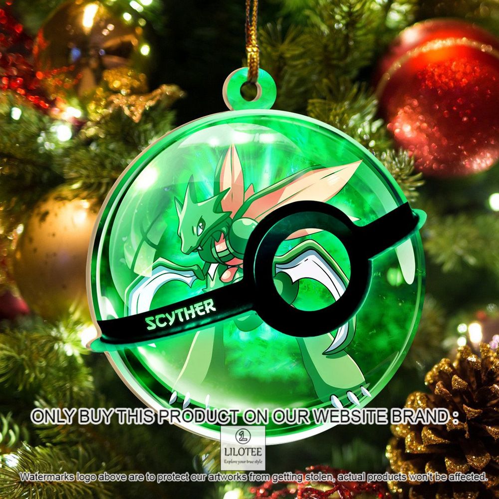 Scyther Pokemon Christmas Ornament - LIMITED EDITION 8