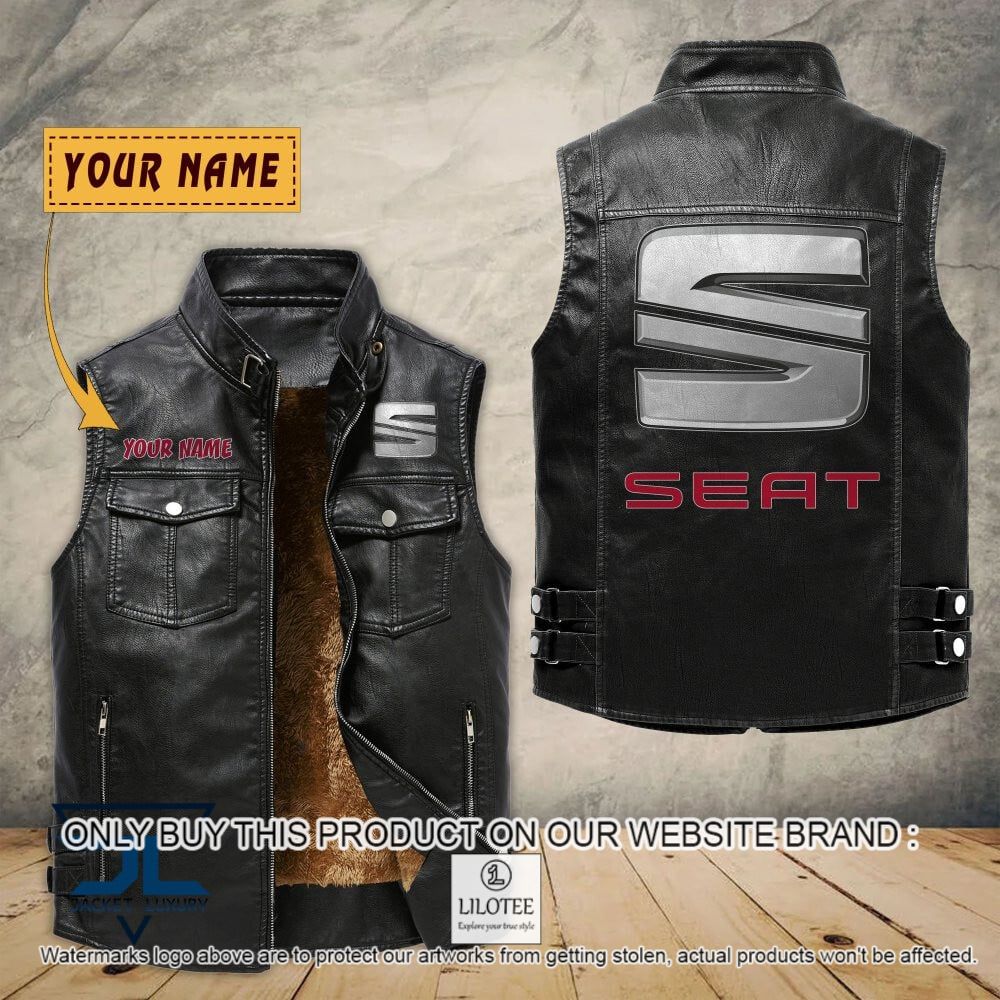 SEAT Custom Name Sleeveless Velet Vest Jacket - LIMITED EDITION 7