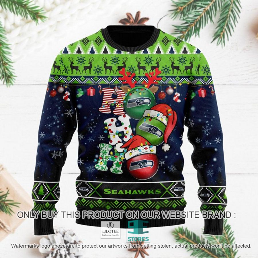 Seattle Seahawks Christmas Decor NFL Ugly Christmas Sweater 8