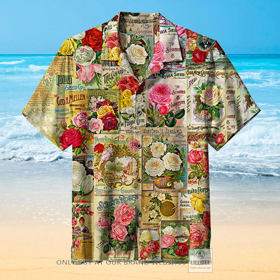 Seed Catalog Roses Hawaiian Shirt - LIMITED EDITION 17