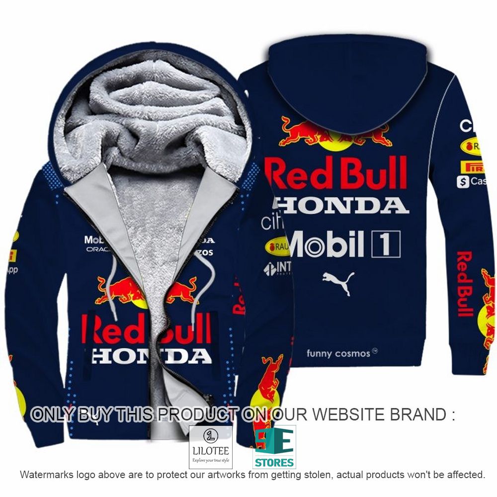 Sergio Perez Racing Formula 1 2022 Red Bull 3D Fleece Hoodie - LIMITED EDITION 10