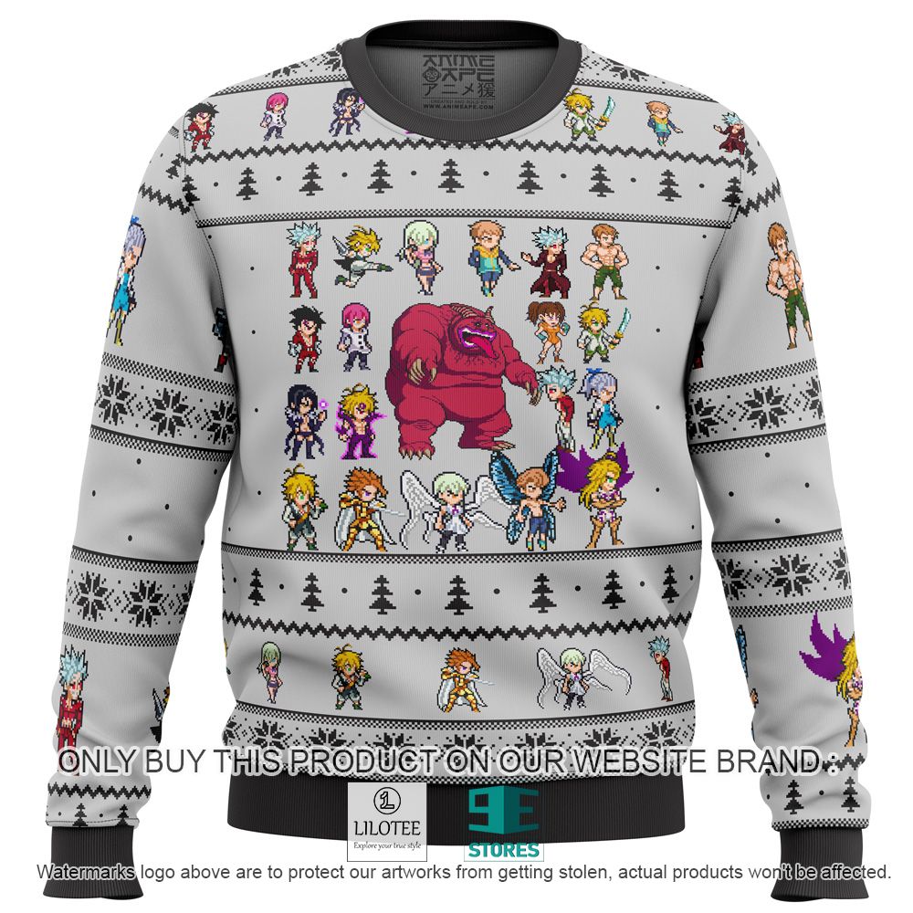 Seven Deadly Sins Sprites Anime Ugly Christmas Sweater - LIMITED EDITION 10