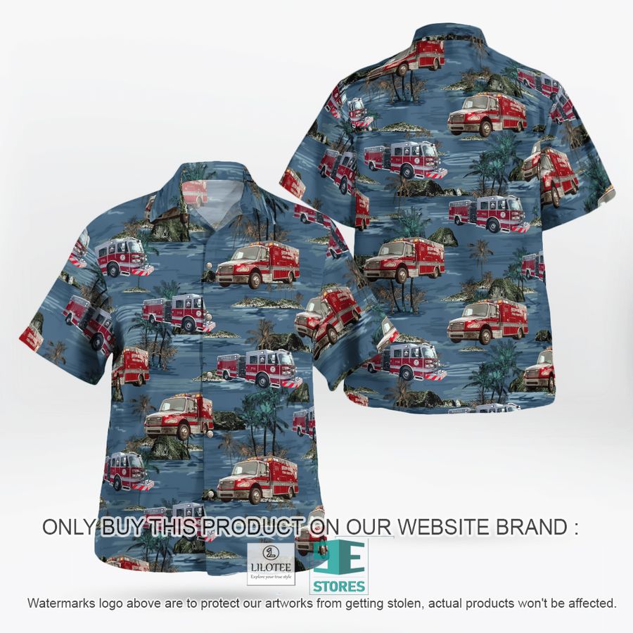 Seven Hills, Ohio, Seven Hills Fire Department Hawaiian Shirt 9