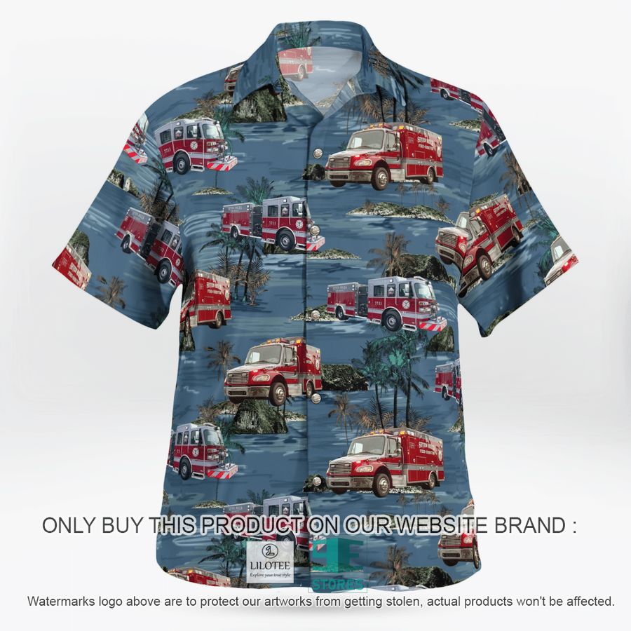 Seven Hills, Ohio, Seven Hills Fire Department Hawaiian Shirt 3 Seven Hills, Ohio, Seven Hills Fire Department Hawaiian Shirt - Image 3