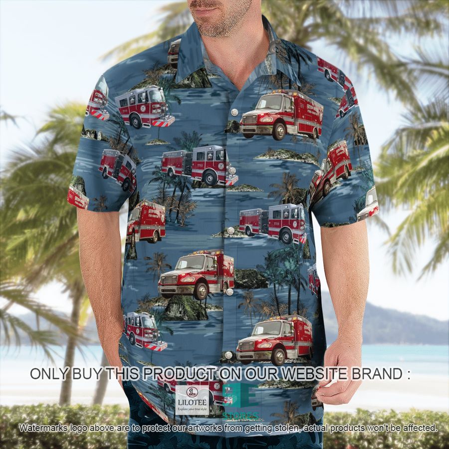 Seven Hills, Ohio, Seven Hills Fire Department Hawaiian Shirt 4 Seven Hills, Ohio, Seven Hills Fire Department Hawaiian Shirt - Image 4