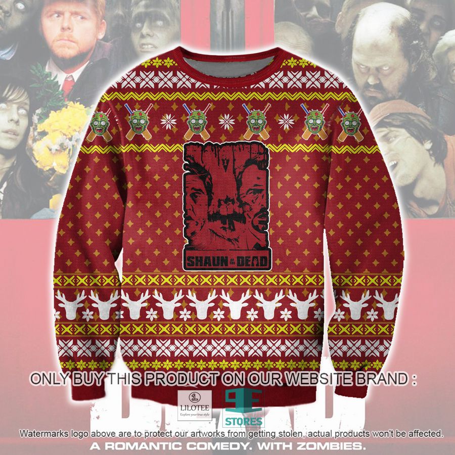 Shaun Of The Dead Ugly Christmas Sweater, Sweatshirt 16