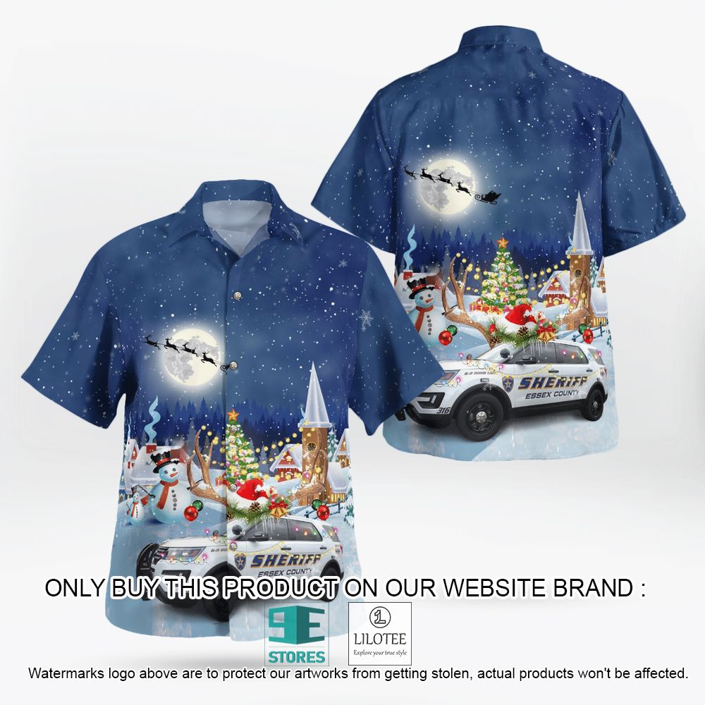 Sheriff Essex County Car Christmas Hawaiian Shirt - LIMITED EDITION 2