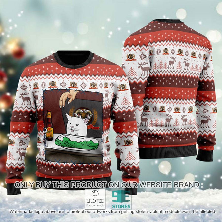 Shiner Bock Beer Cat Meme Ugly Christmas Sweater - LIMITED EDITION 9