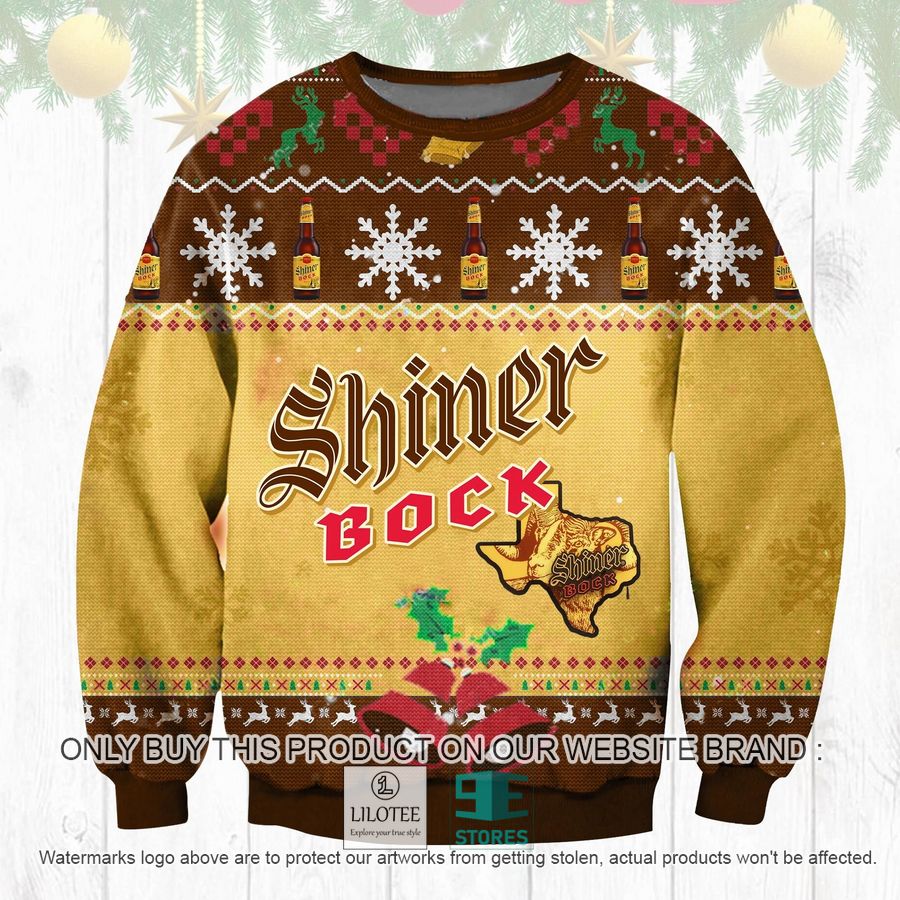 Shiner Bock Beer Christmas Ugly Christmas Sweater - LIMITED EDITION 8
