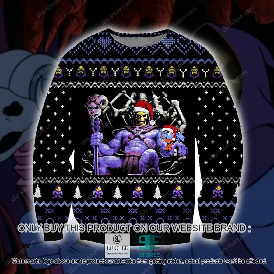 Skeletor Black Knitted Wool Sweater - LIMITED EDITION 9