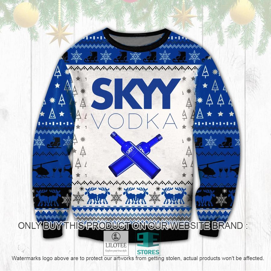 Skyy Vodka Christmas Ugly Christmas Sweater - LIMITED EDITION 9