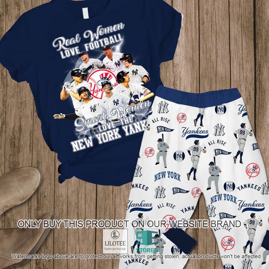 Smart Women Love The New York Yankees Pajamas Set - LIMITED EDITION 7