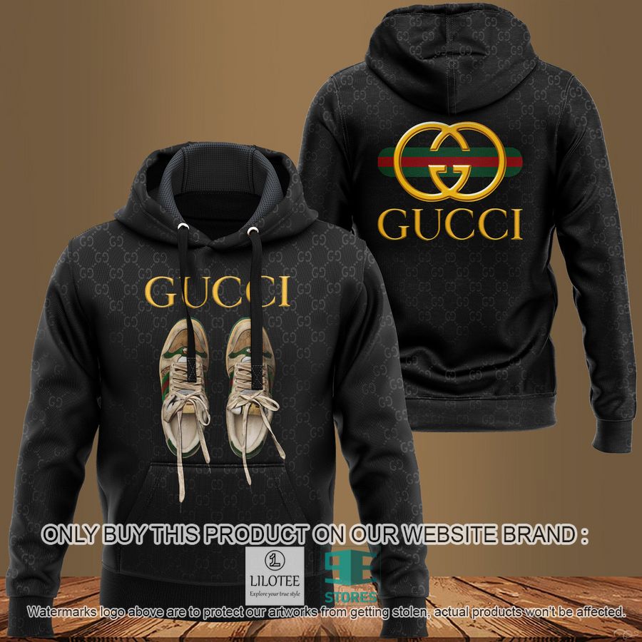 Sneaker Gucci black 3D Hoodie - LIMITED EDITION 9