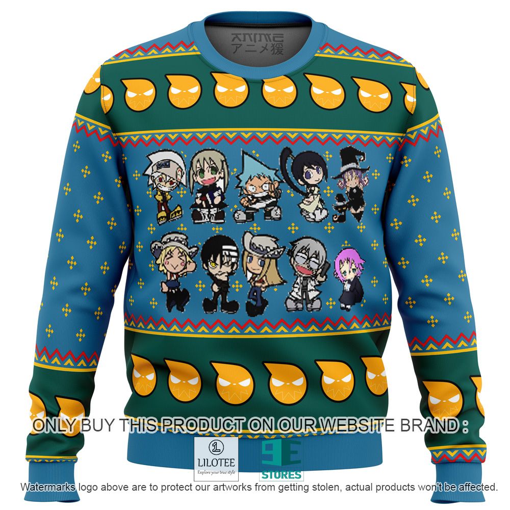Soul Eater Chibi Anime Ugly Christmas Sweater - LIMITED EDITION 10