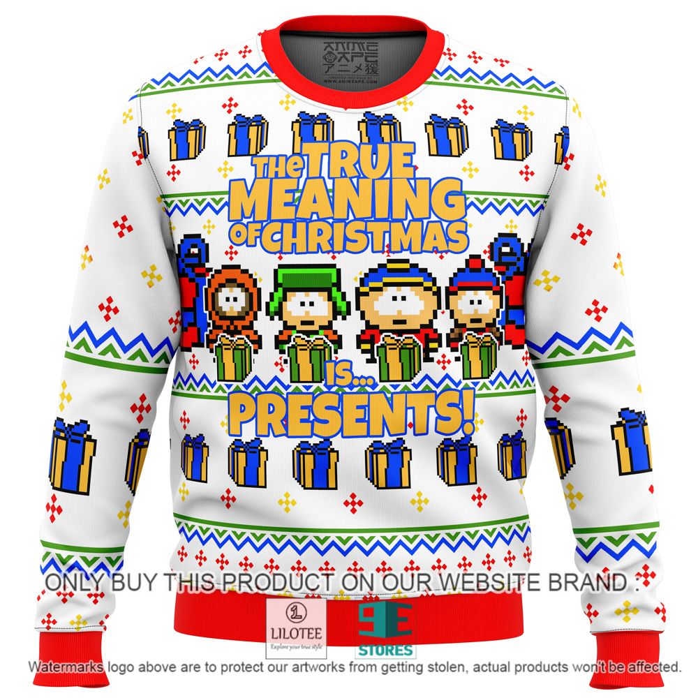 South Park Presents the True Meaning of Christmas Presents Christmas Sweater - LIMITED EDITION 11